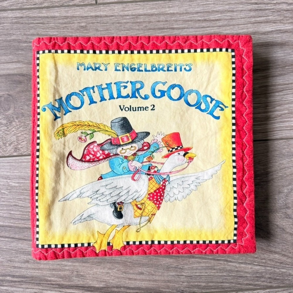 Mary Engelbreit's Mother Goose Volume 2 Fabric Baby Child Cloth Book Nursery